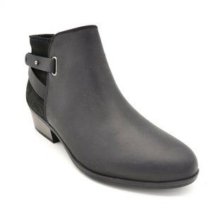 Clarks Addiy Gladys Ankle Boots Sz 8.5M Black New